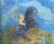 Odilon Redon The Valkyrie oil